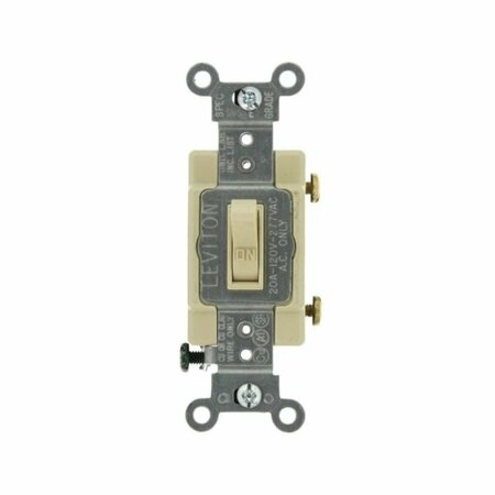 LEVITON Switch Toggle 20a Ivory 013-54521-02I